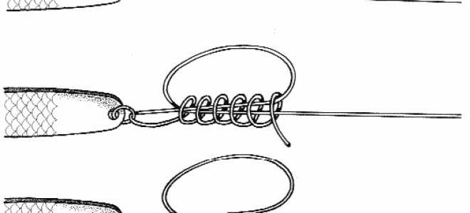 Как правильно привязать блесну на окуня