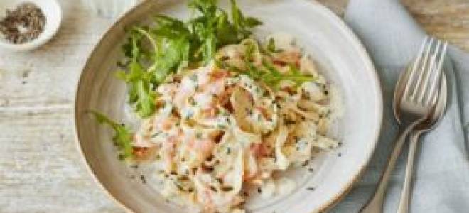 Паста с консервированной рыбой